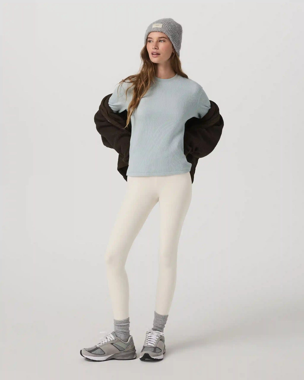Long Sleeve Waffle Top