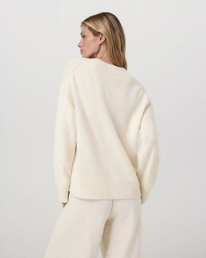 Émilie Cashmere Oversized V-Neck