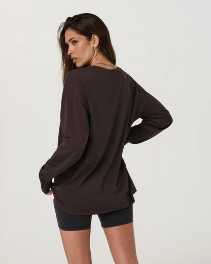 Long Sleeve Feather Tee