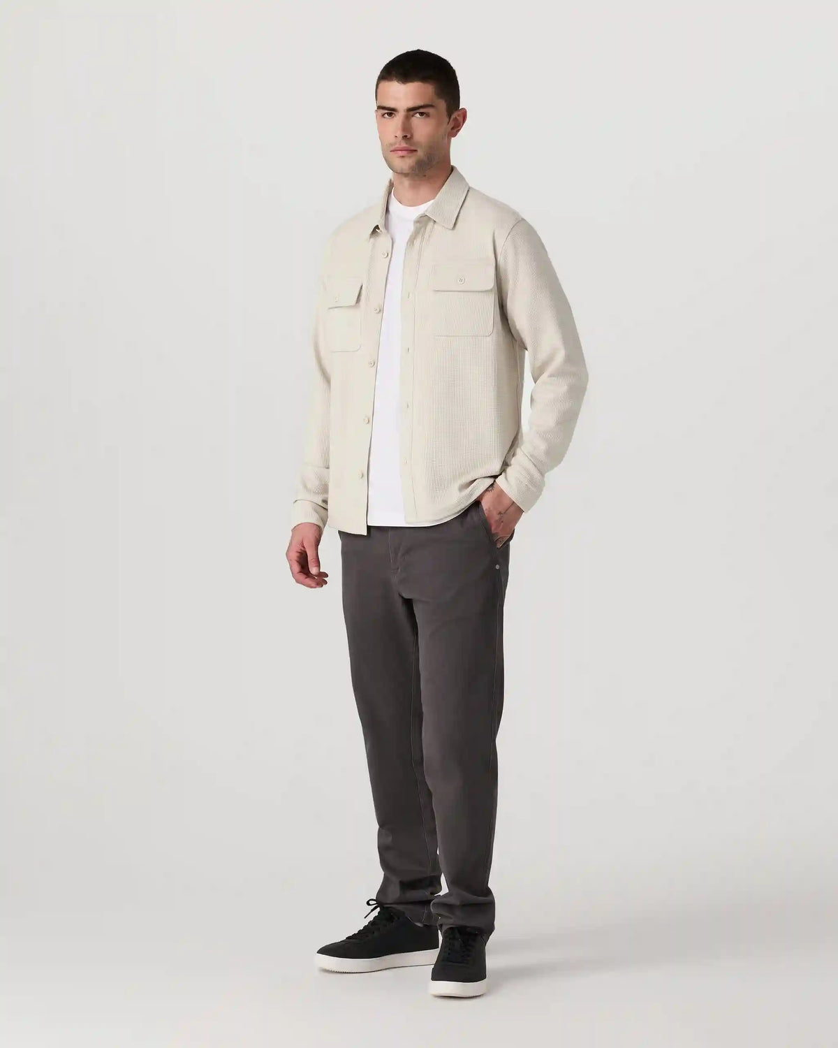 Waffle Shirt Jacket