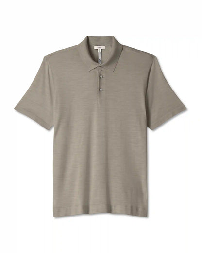 Short Sleeve Merino Wool Sweater Polo