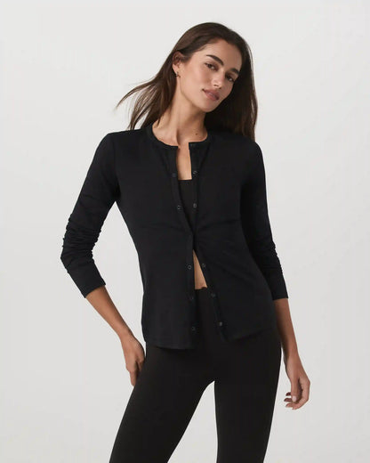 Long Sleeve Halo Snap Cardigan