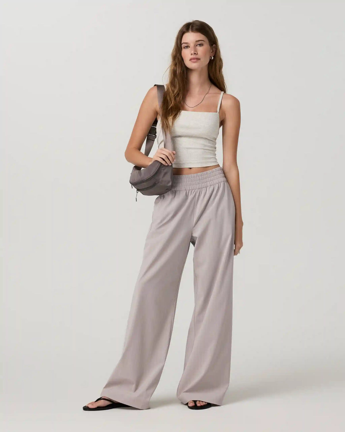 Villa Pinstripe Wideleg - Long