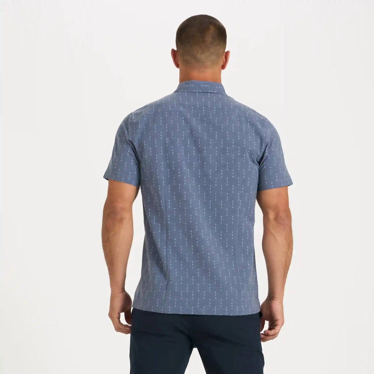 Short-Sleeve Bridge Button Down