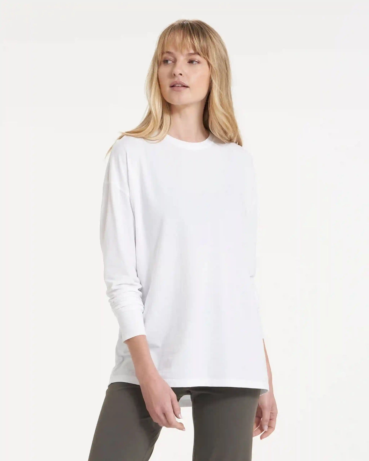 Long-Sleeve Feather Tee