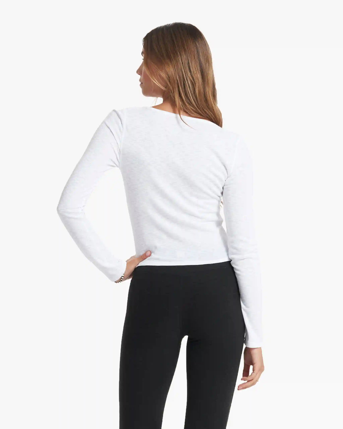 Long-Sleeve Sunrise Square Neck