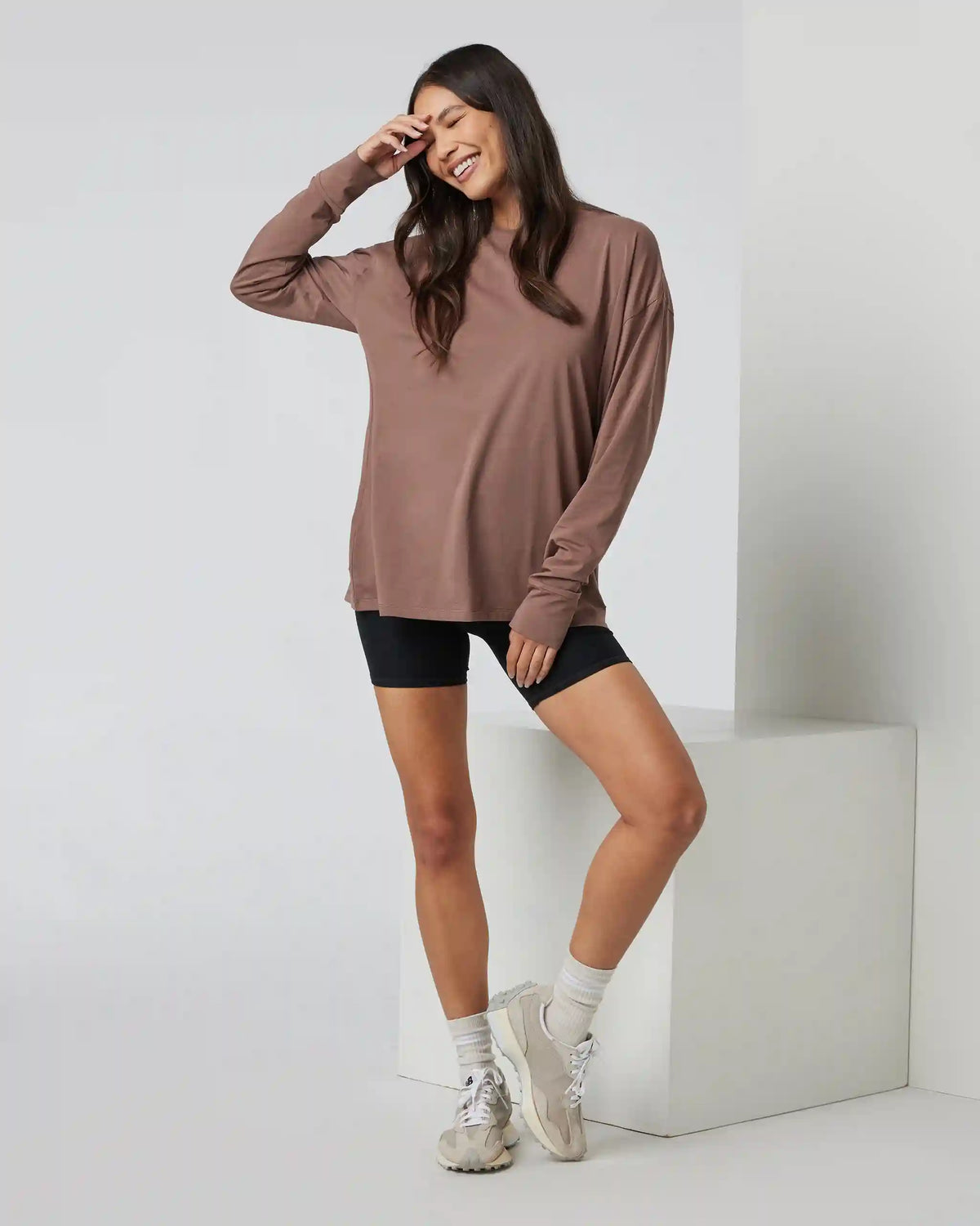 Long-Sleeve Feather Tee