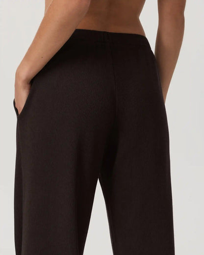 Waffle Wideleg Pant