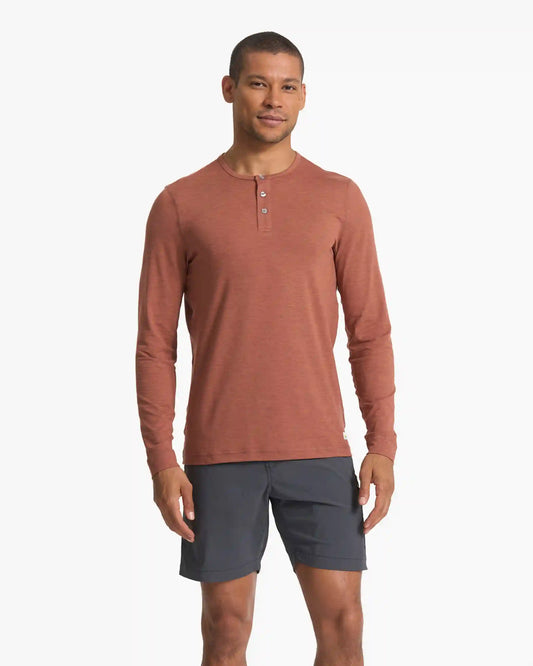 Long-Sleeve Ease Performance Henley