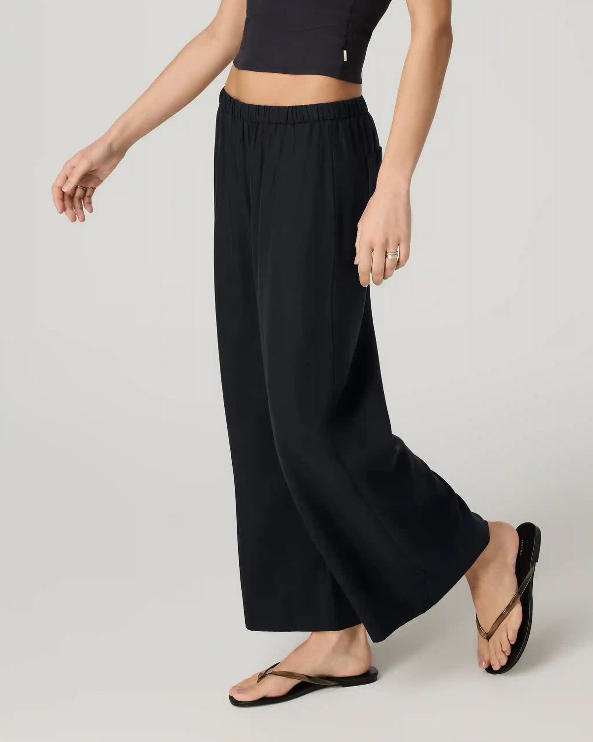 Trestles Twill Crop Wideleg Pant