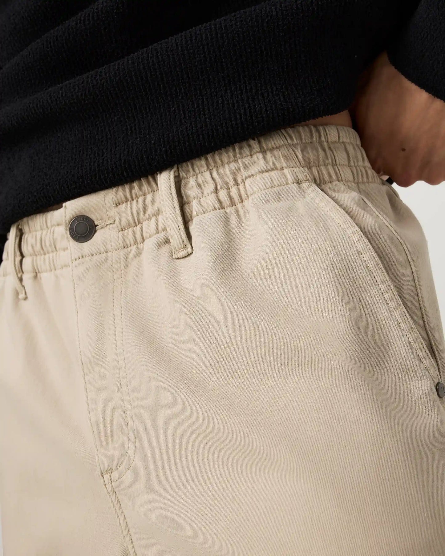 Benton Twill Elastic Waist Pant Relaxed Fit 30"
