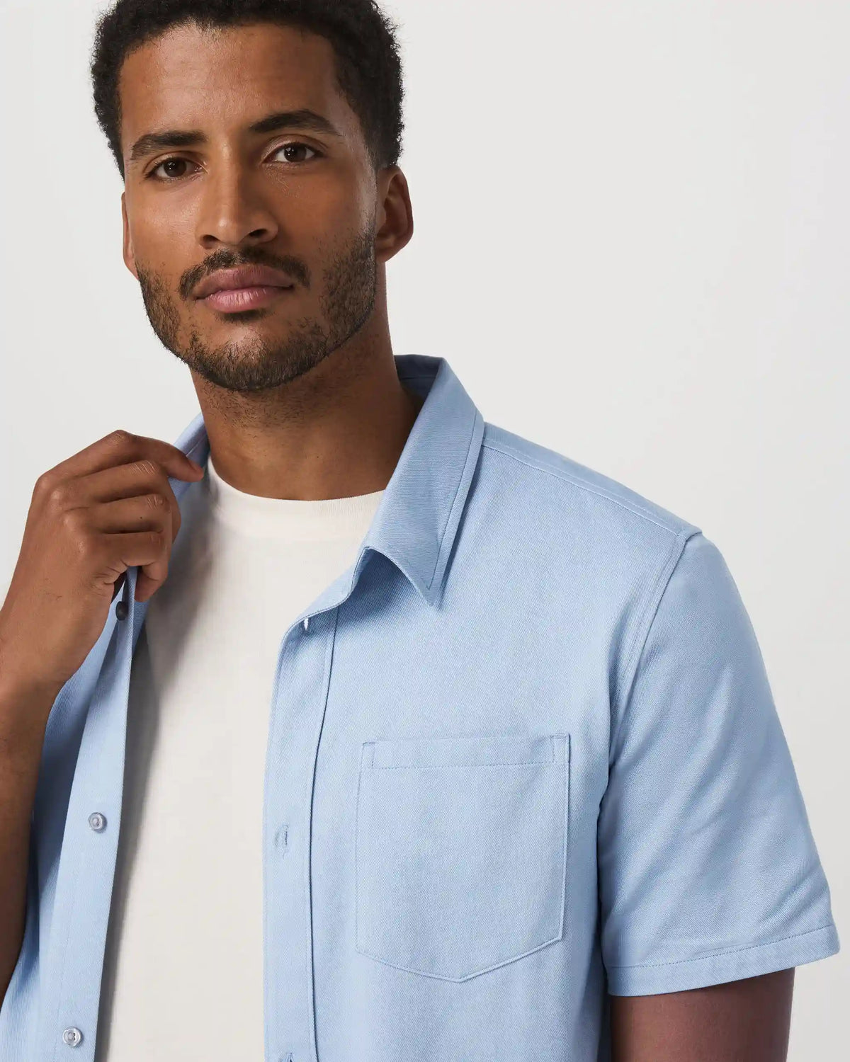 Short Sleeve Knit Oxford Button Down - Classic Fit