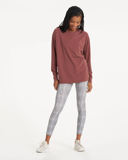 Long-Sleeve Feather Tee