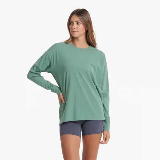 Long-Sleeve Feather Tee