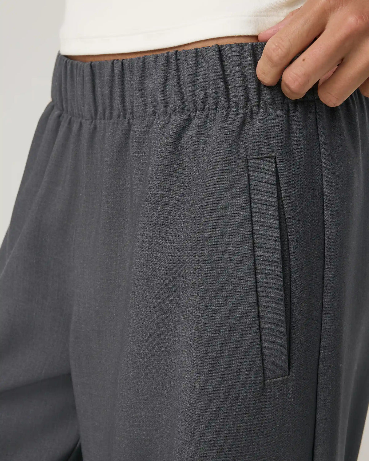 Sander Elastic Waist Trouser - Long
