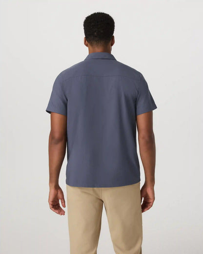 Short Sleeve Manhattan Button Down