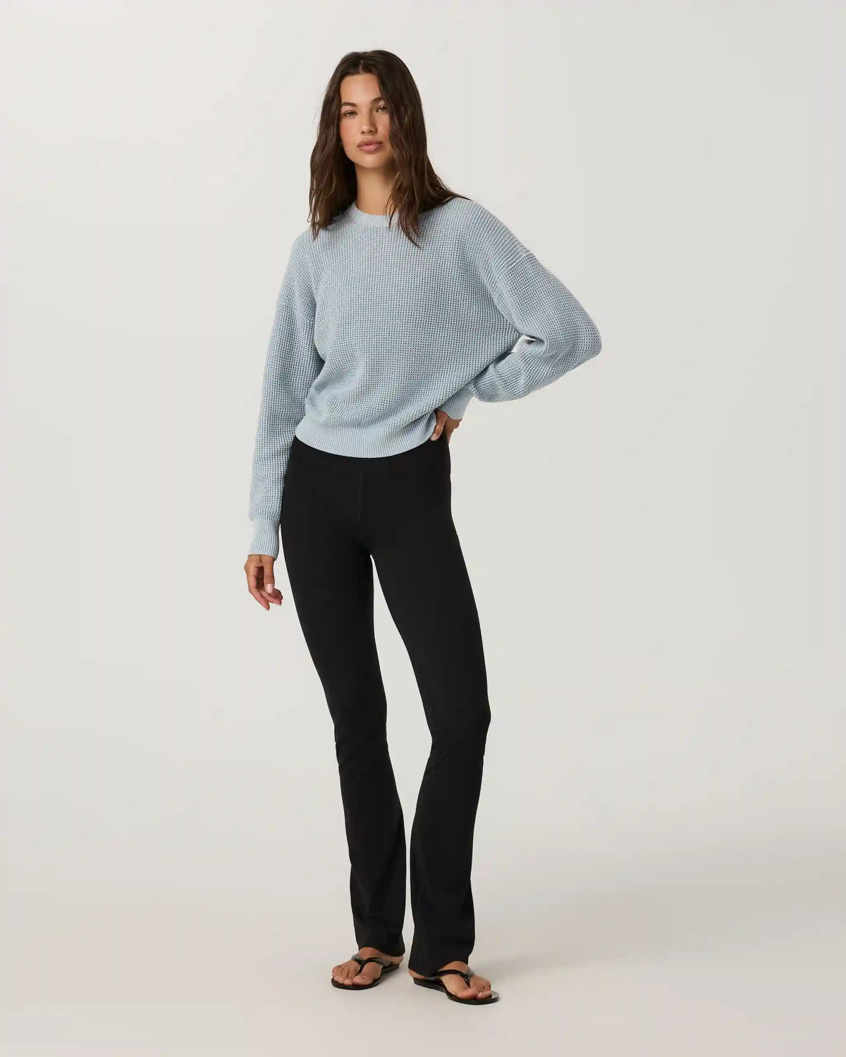 Cotton Waffle Sweater