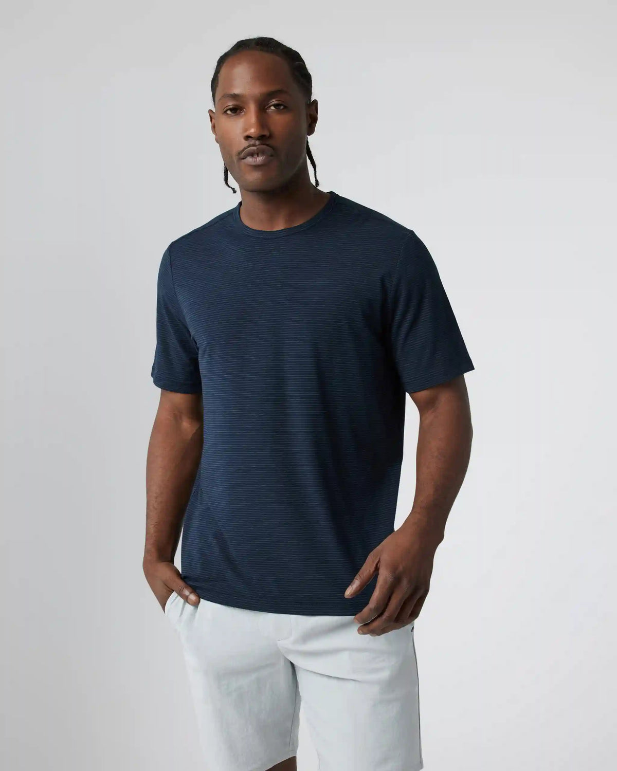 Short Sleeve Current Stripe Tee