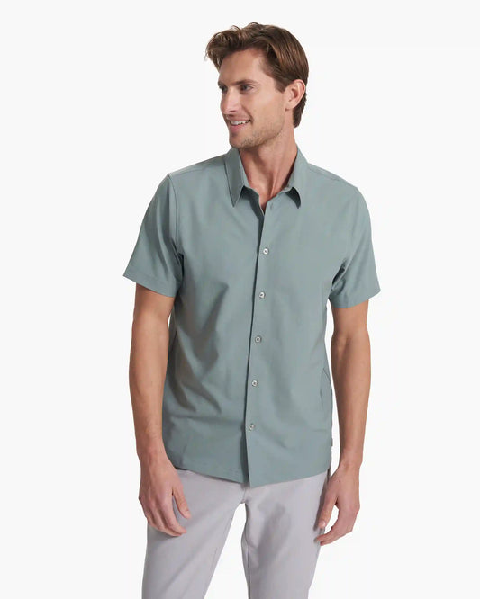 Short Sleeve Manhattan Button Down