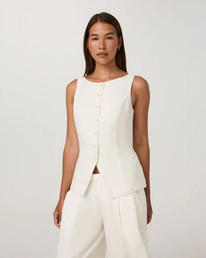 Trestles Twill Button Down Tank