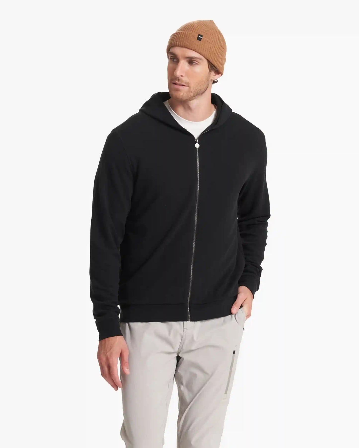 Performance Waffle Zip Hoodie