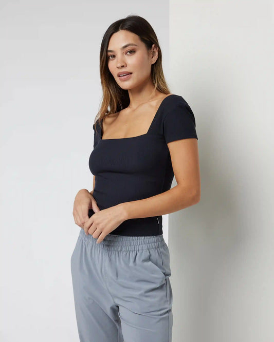 Pose Scoop Back Tee