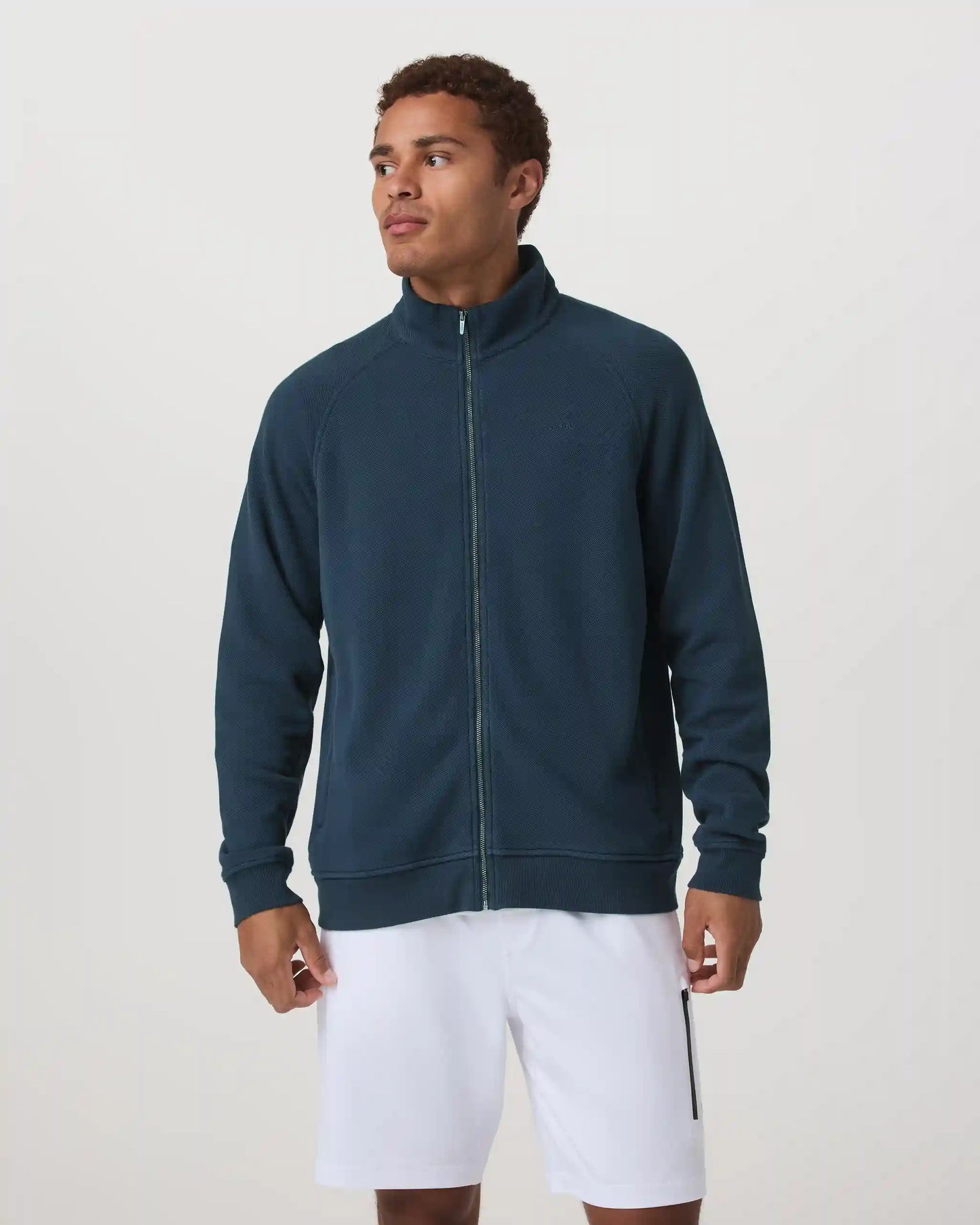 Pique Fleece Track Jacket