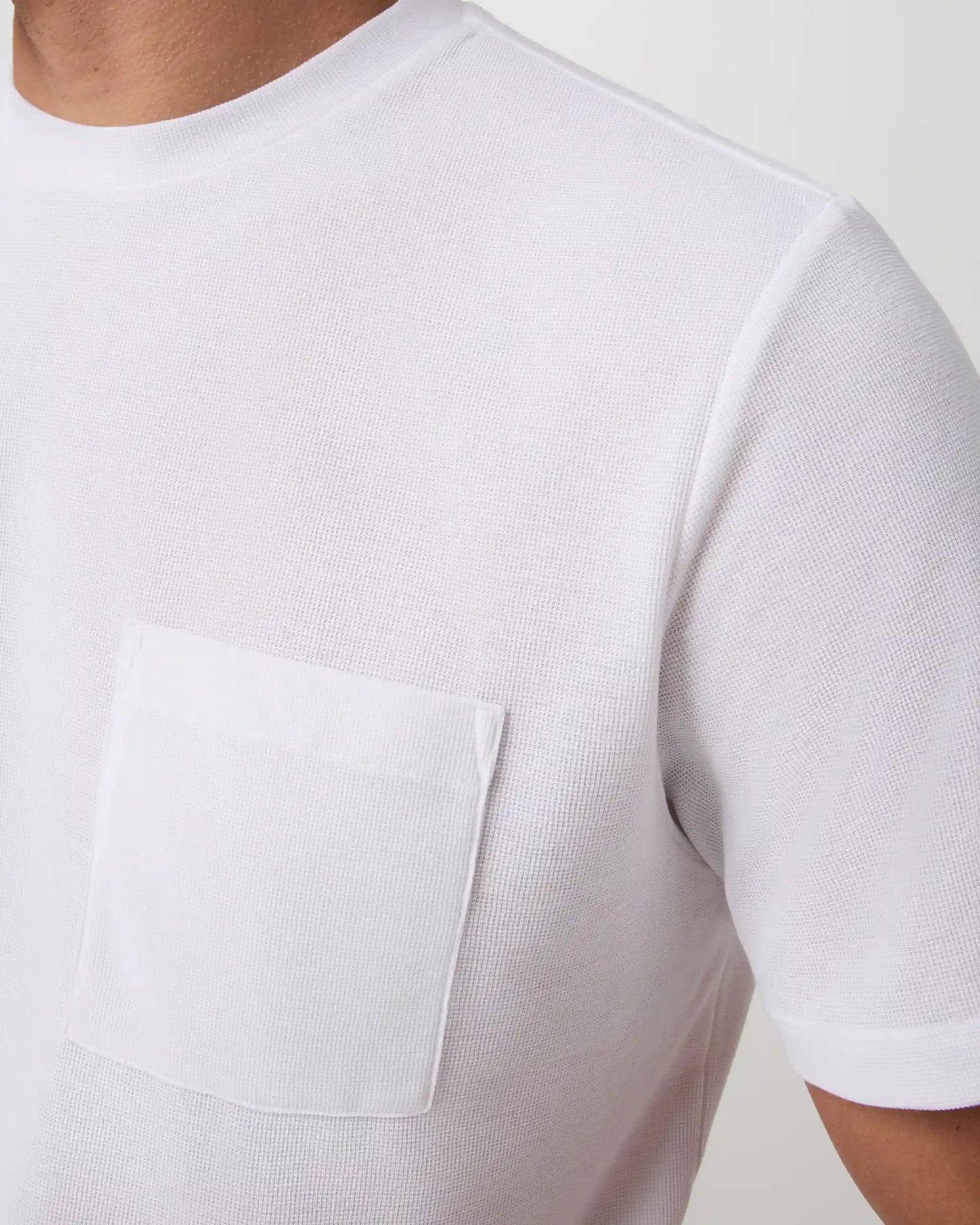 Short Sleeve Micro Waffle Tee - Relaxed Fit