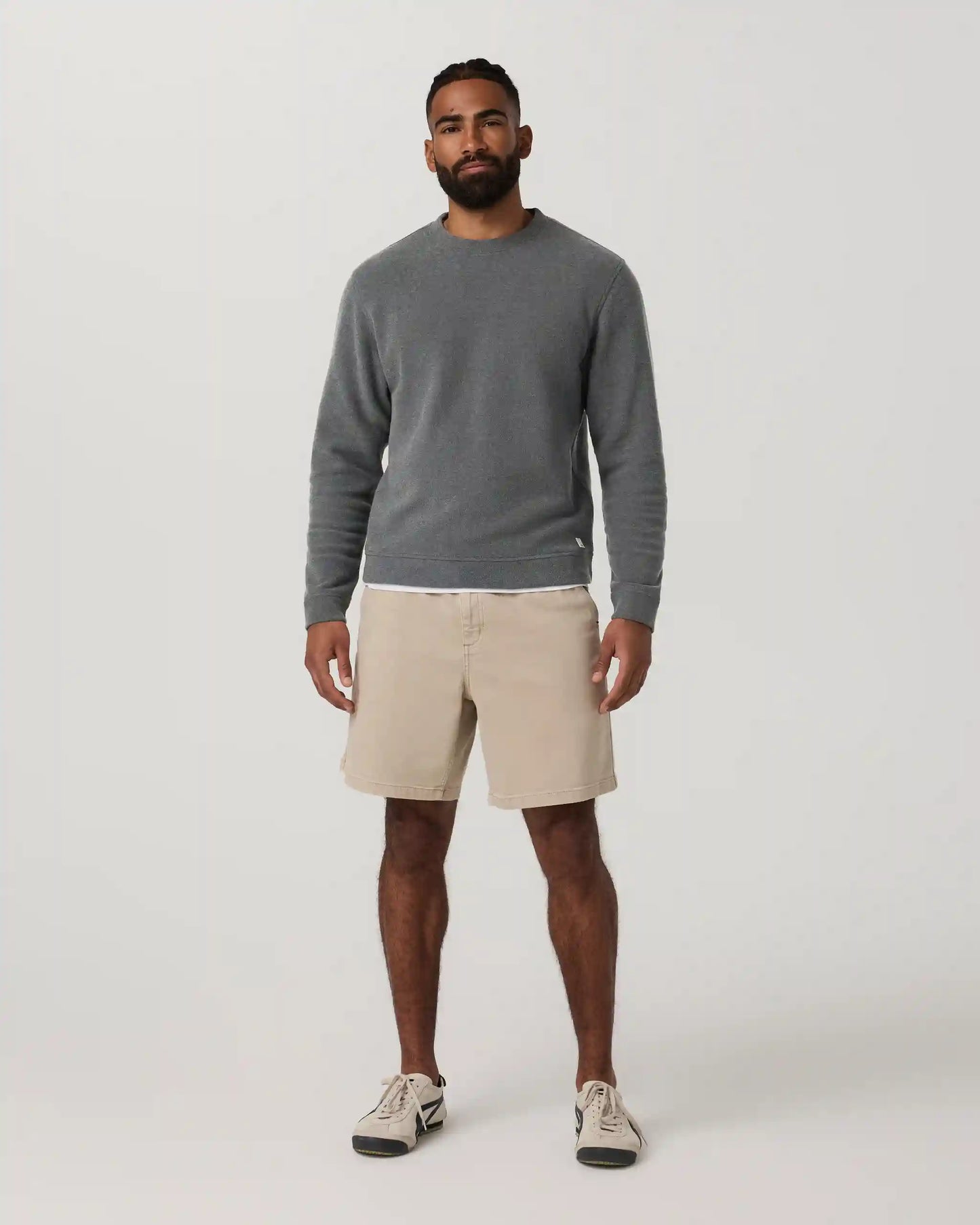 Benton Twill Elastic Waist Short 8"