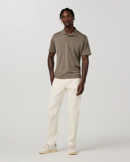 Short Sleeve Merino Wool Sweater Polo