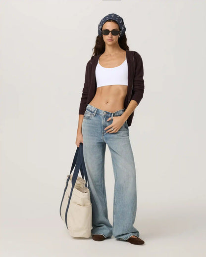 Émilie Cashmere Rib Double Zip