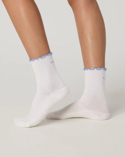 Half Crew Ruffle Sock