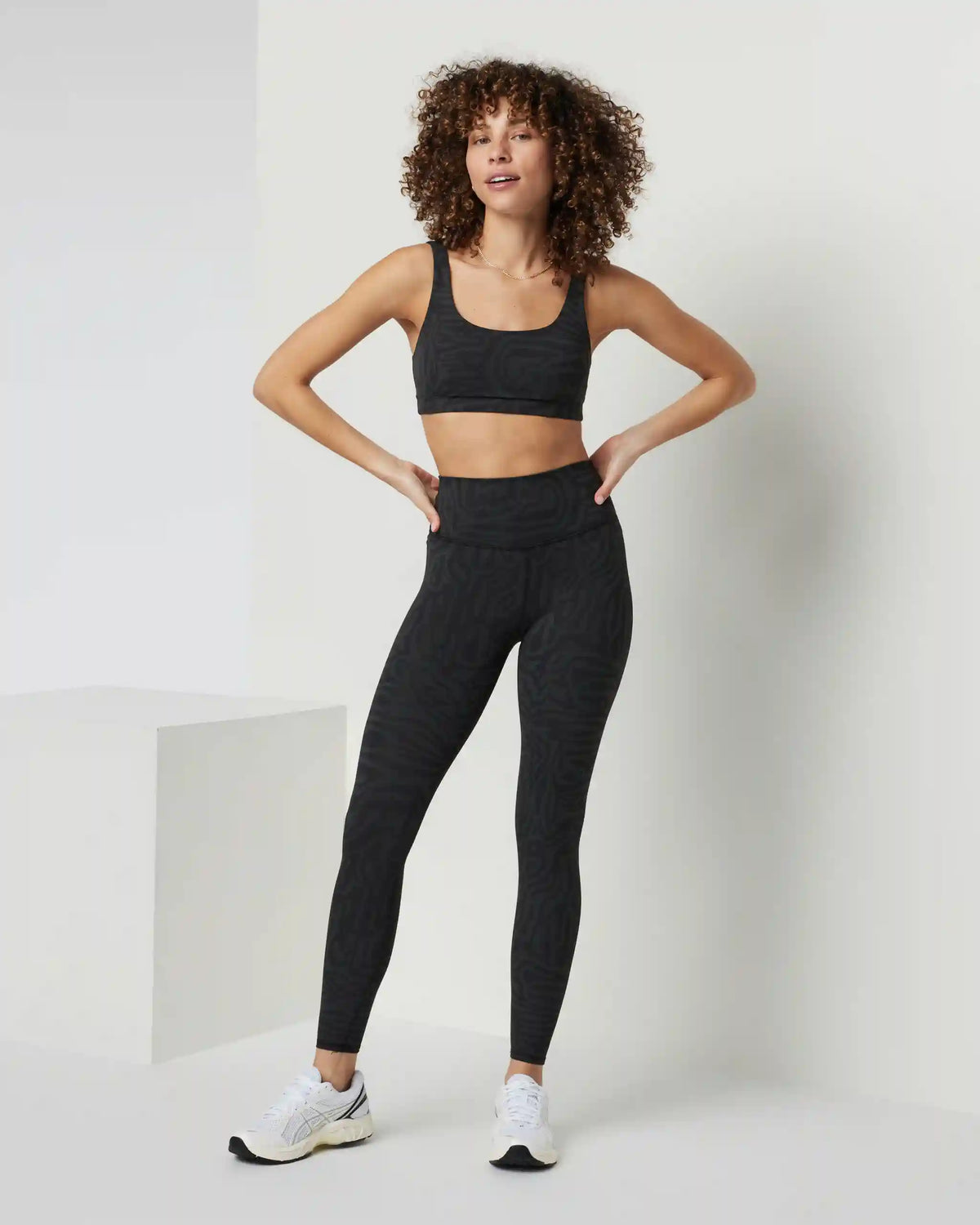 Maze Jacquard Bra