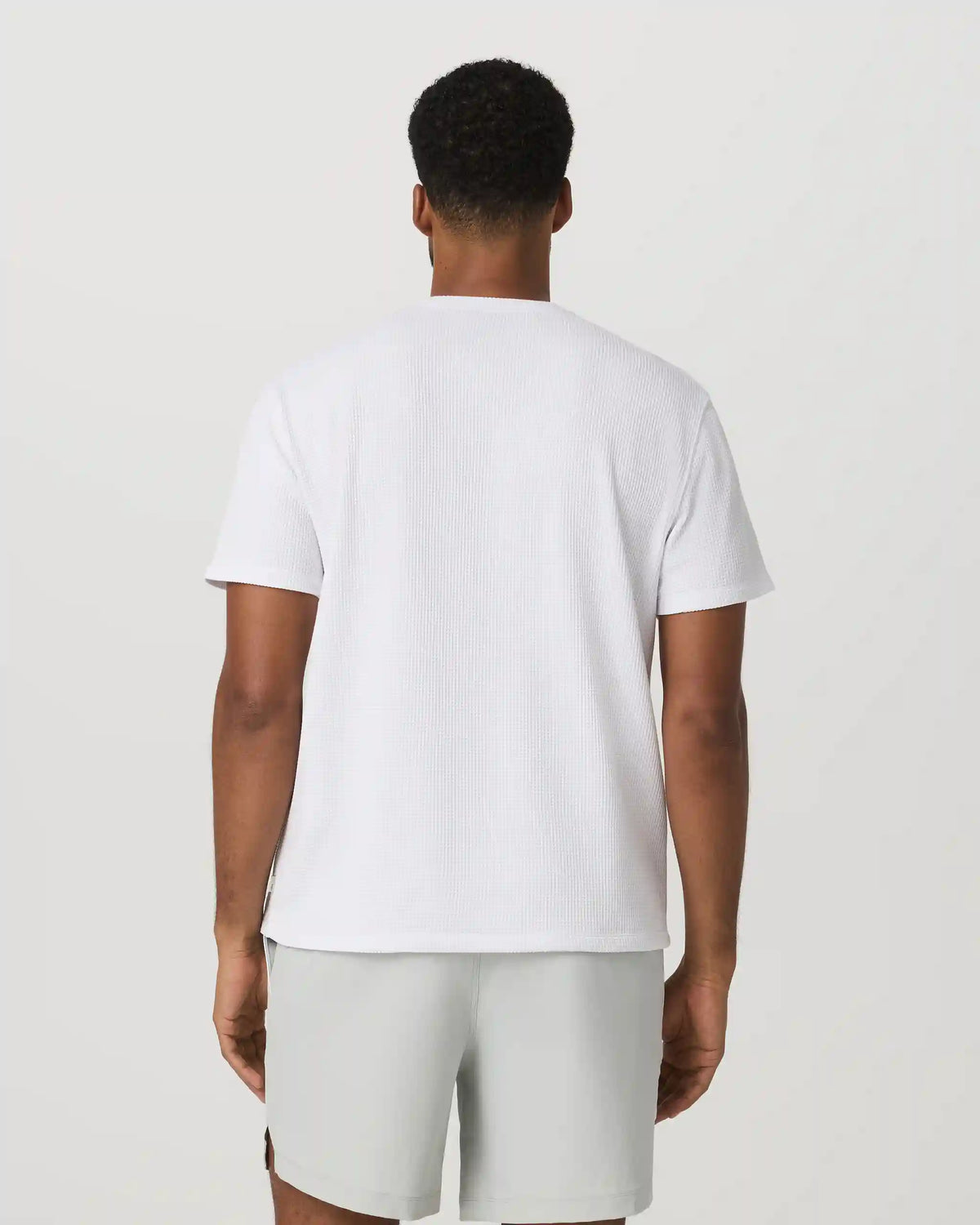 Short Sleeve Lightweight Tech Waffle Tee - Relaxed Fit
