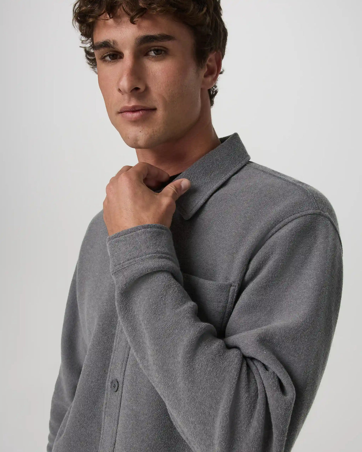 Beach Fleece Shirt Jacket