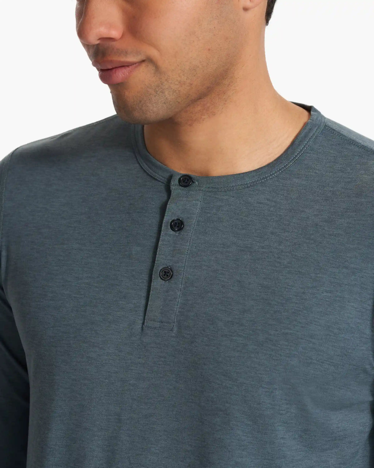 Long-Sleeve Ease Performance Henley