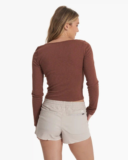 Long Sleeve Sunrise Square Neck