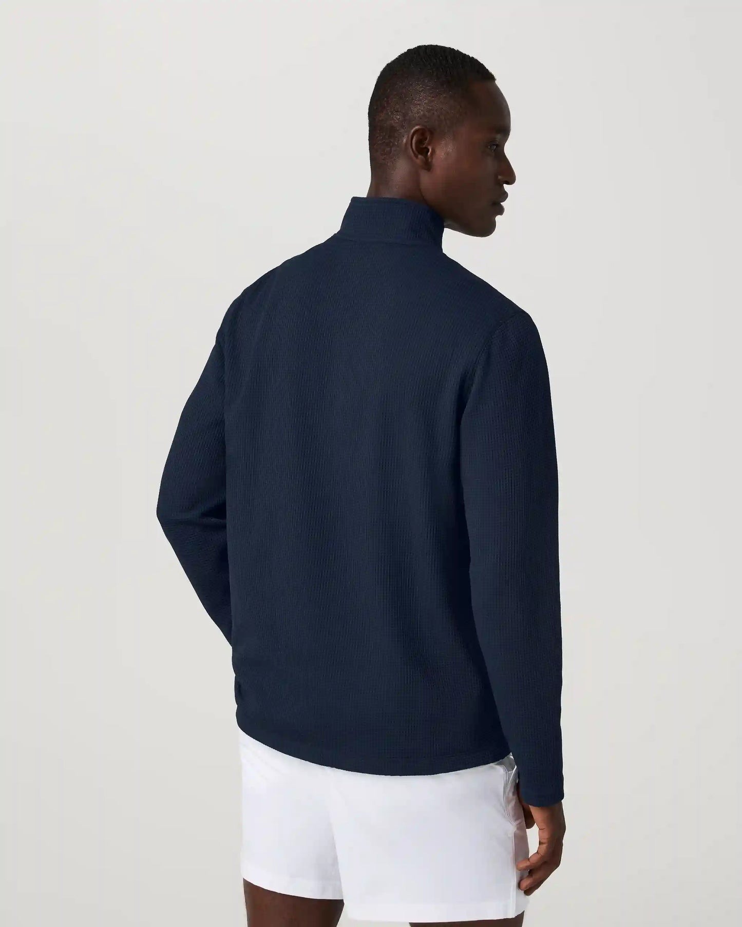 Lightweight Tech Waffle Quarter Zip