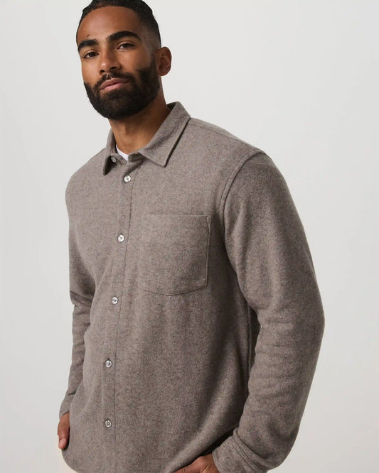 Long Sleeve Altitude Wool Button Down - Relaxed Fit