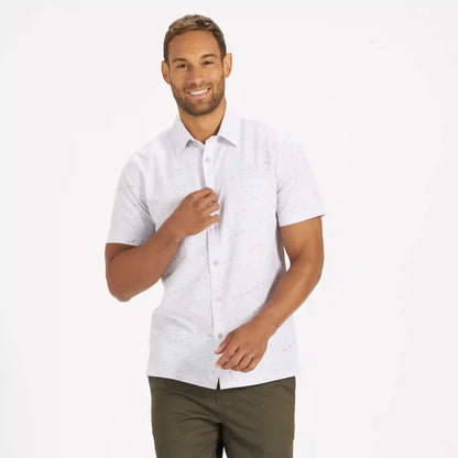 Short-Sleeve Bridge Button Down