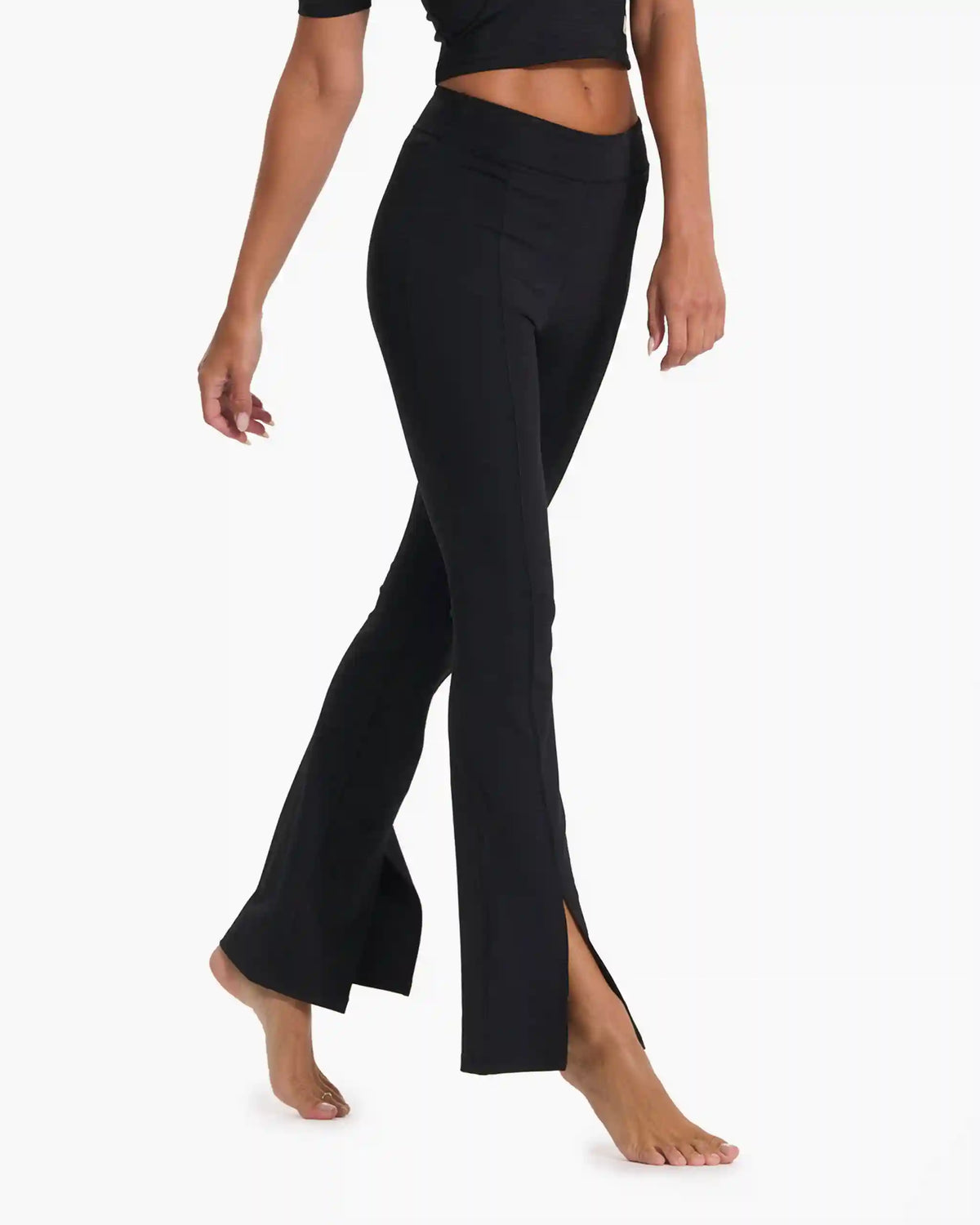 Lux Rib Split Bootcut
