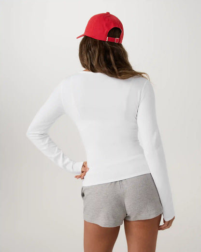Long Sleeve Everyday Cotton Stretch Henley