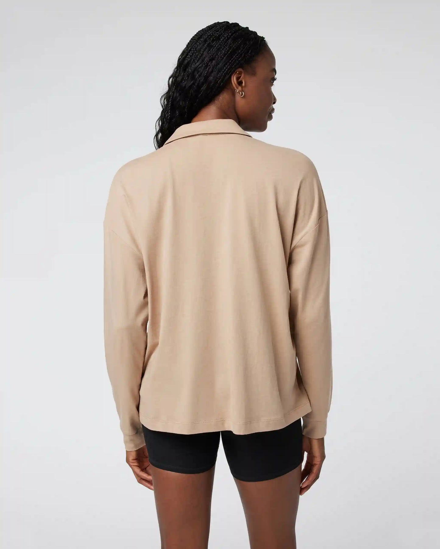 Long Sleeve Sutton Relaxed Polo