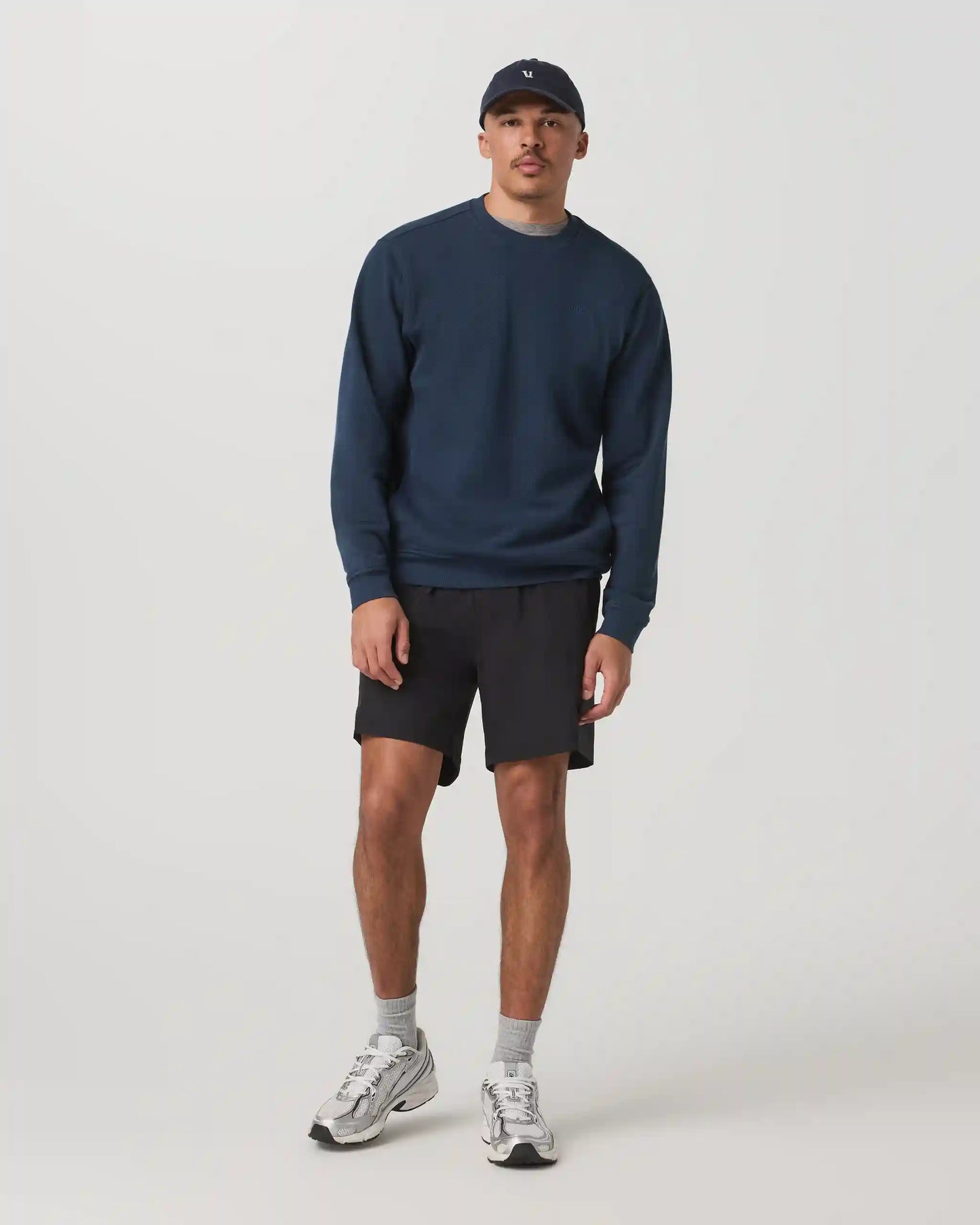 Pique Fleece Crew